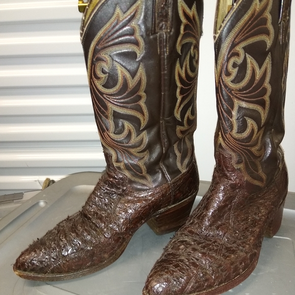 Western Cowboy boots, by Dan Post. Have been resoled and also the heels, - Picture 5 of 8